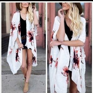 🆕 Floral Print Kimono